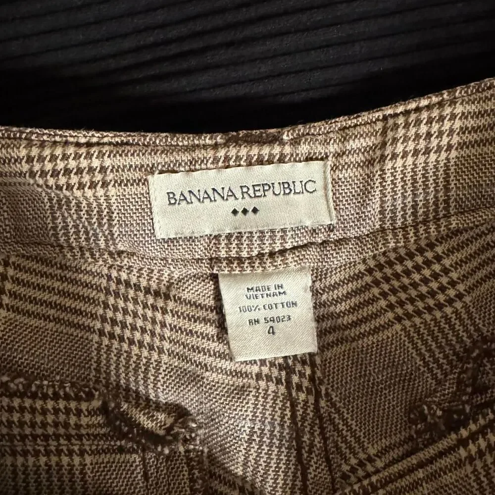 Banana-republic Women's Brown and Tan Trousers